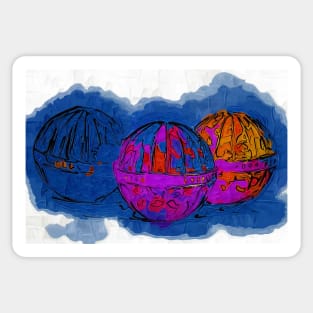 Three Balls Sticker